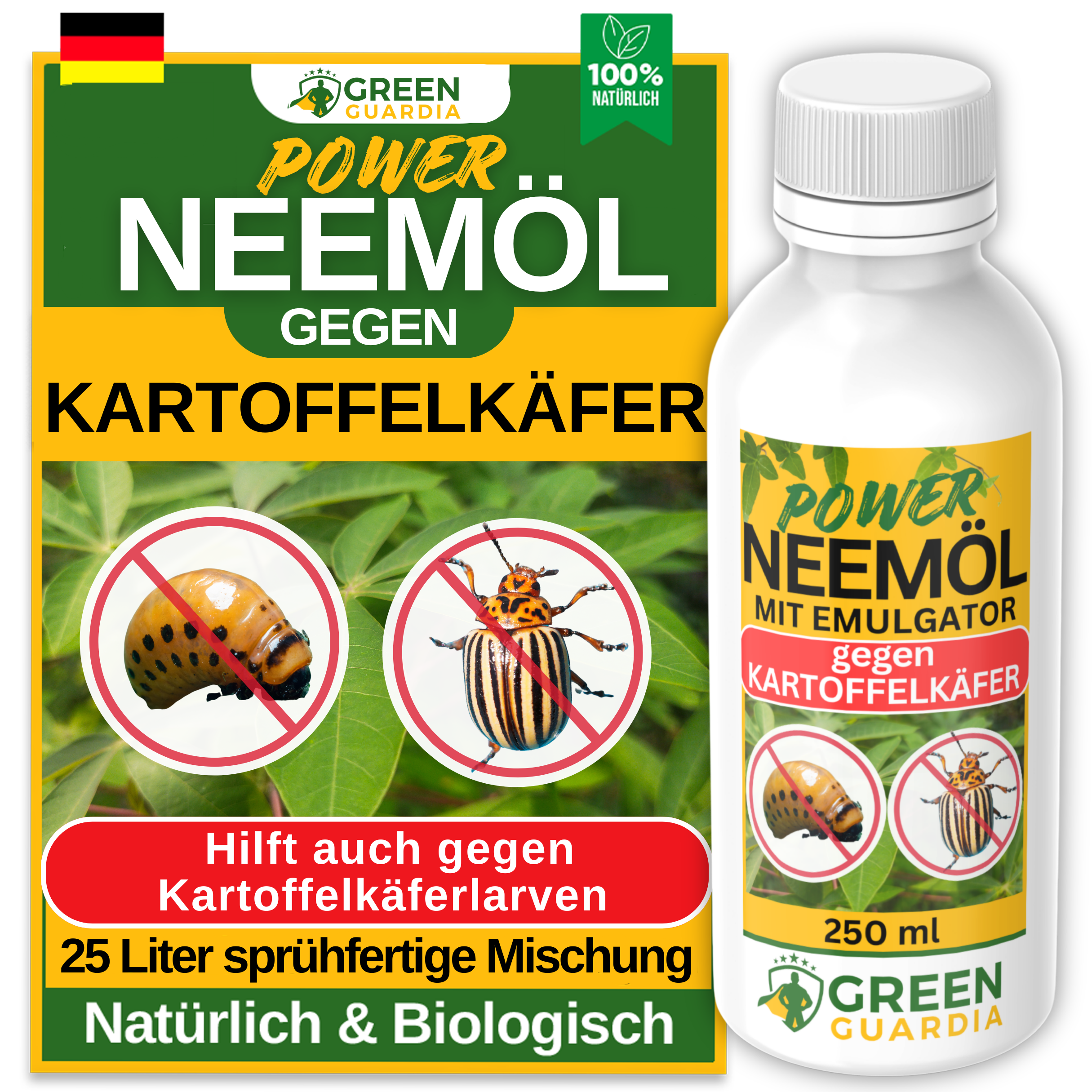 Power Neem-olja mot Colorado-potatisbaggar