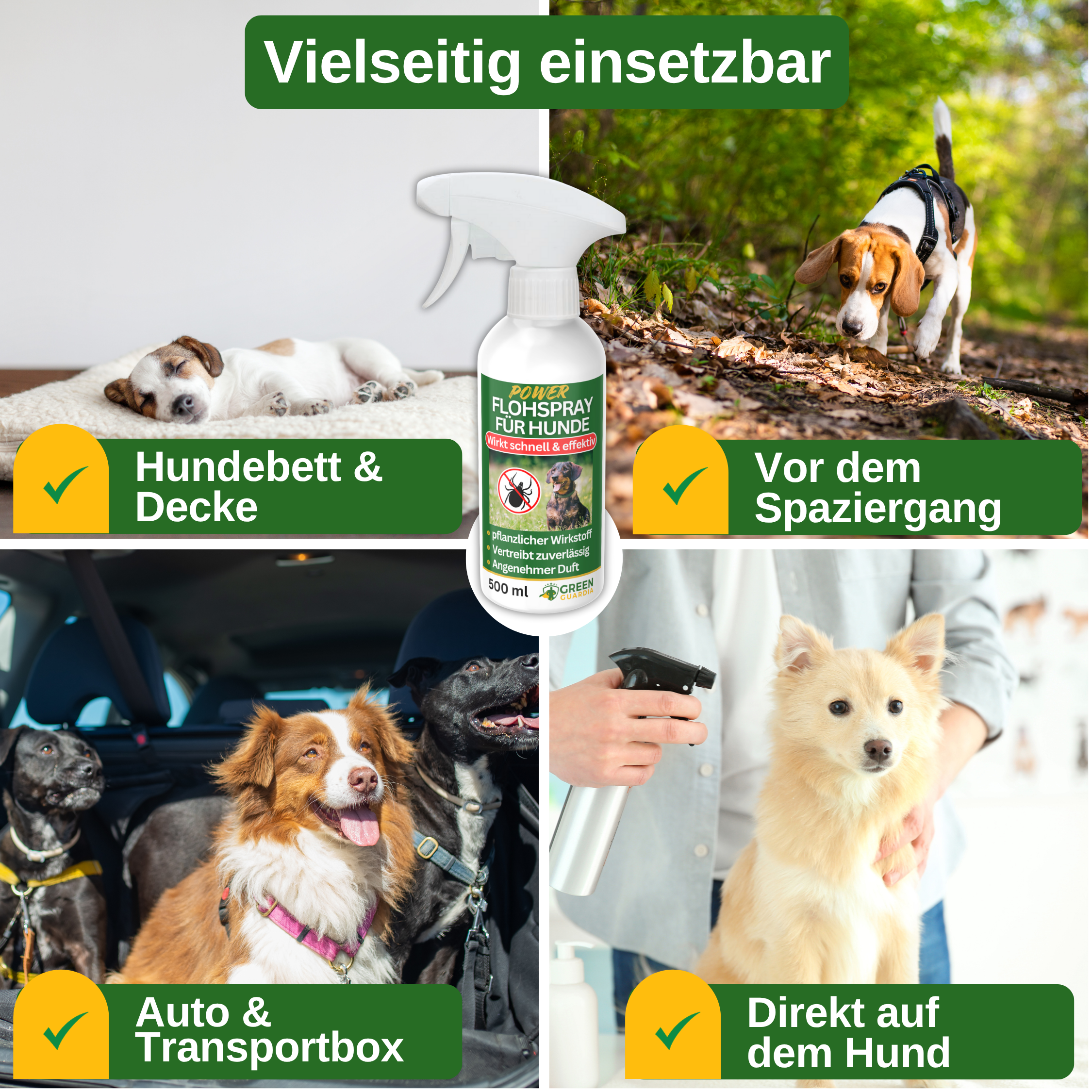 Fästingavvisande spraykoncentrat för hundar
