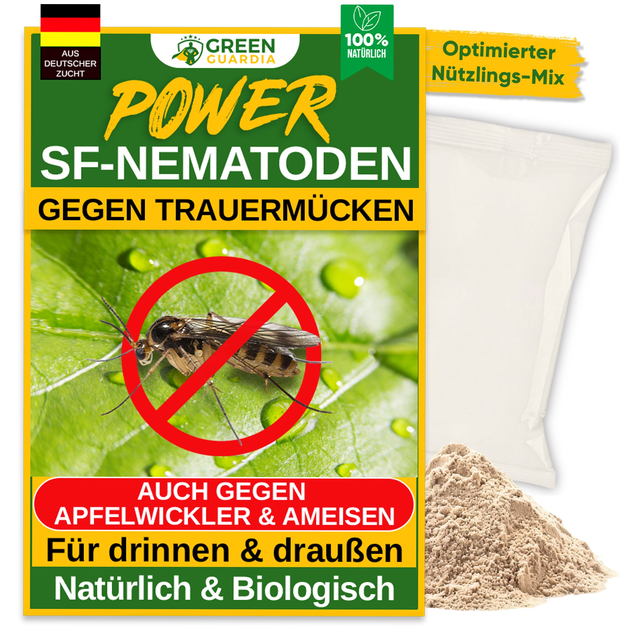 SF-nematoder mot svampmyggor, kodlingmalar och myror