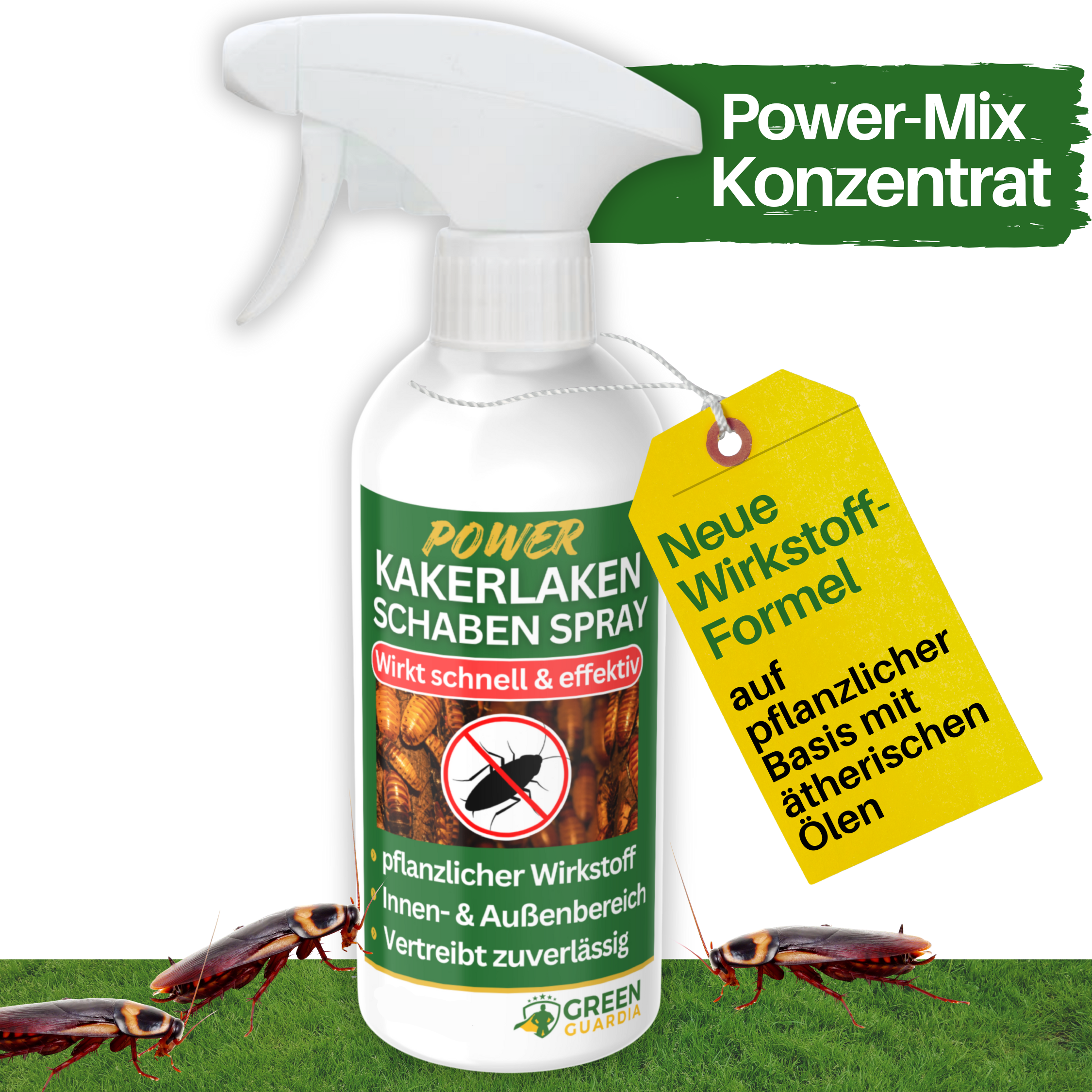 Kackerlacksavvisande spray med kraftfullt koncentrat