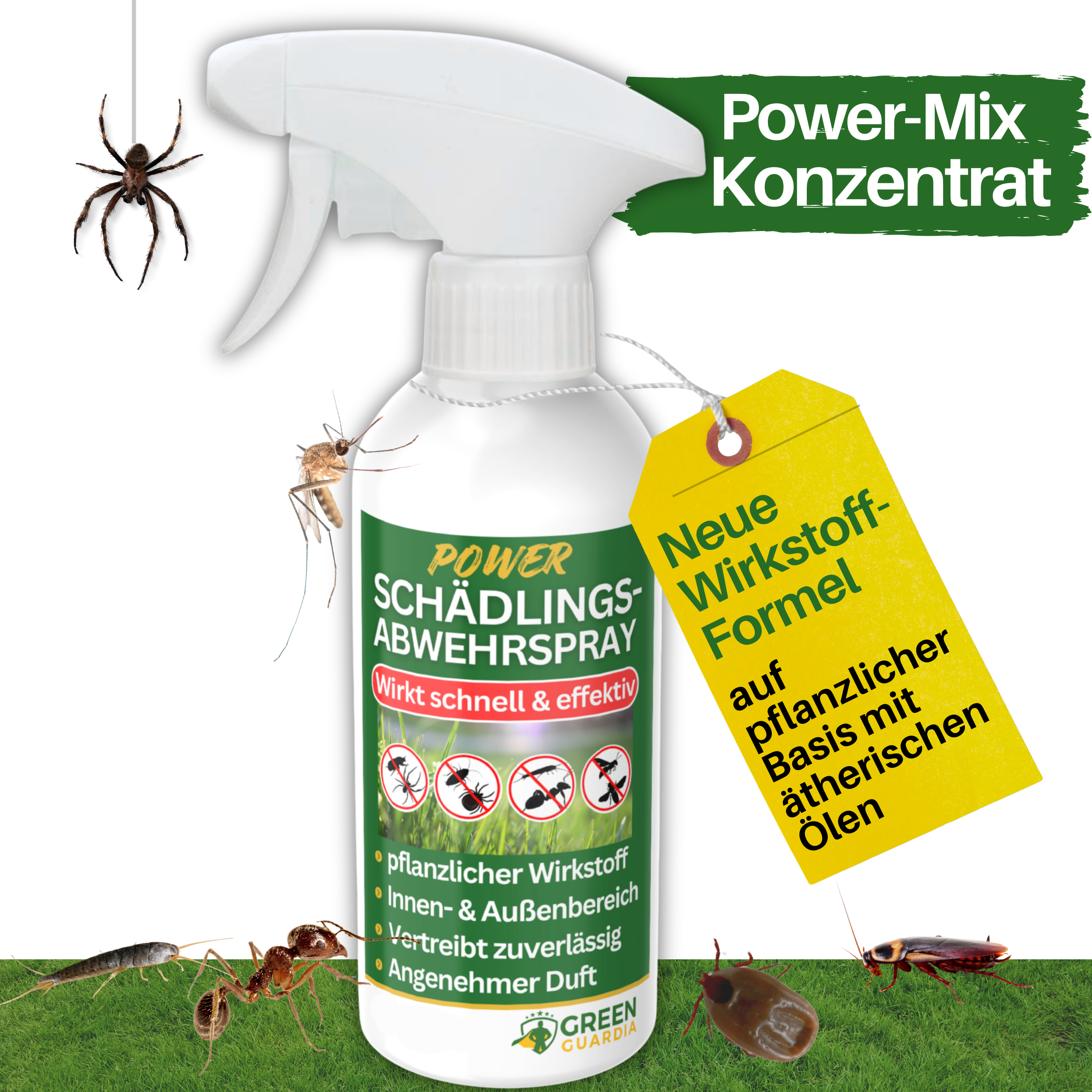 Skadedjursspray med kraftfull koncentrat