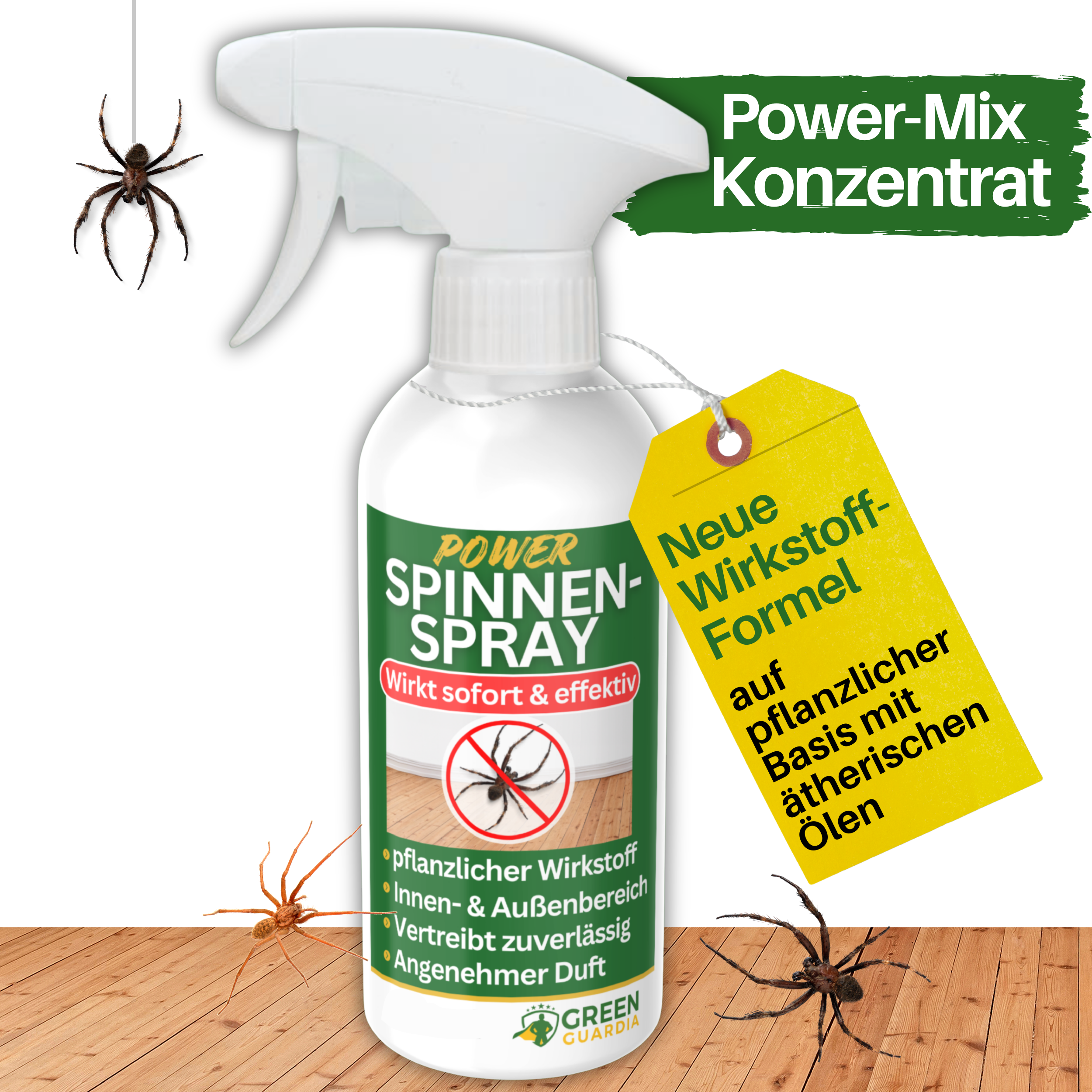 Spindelavvisande spray med kraftfullt koncentrat