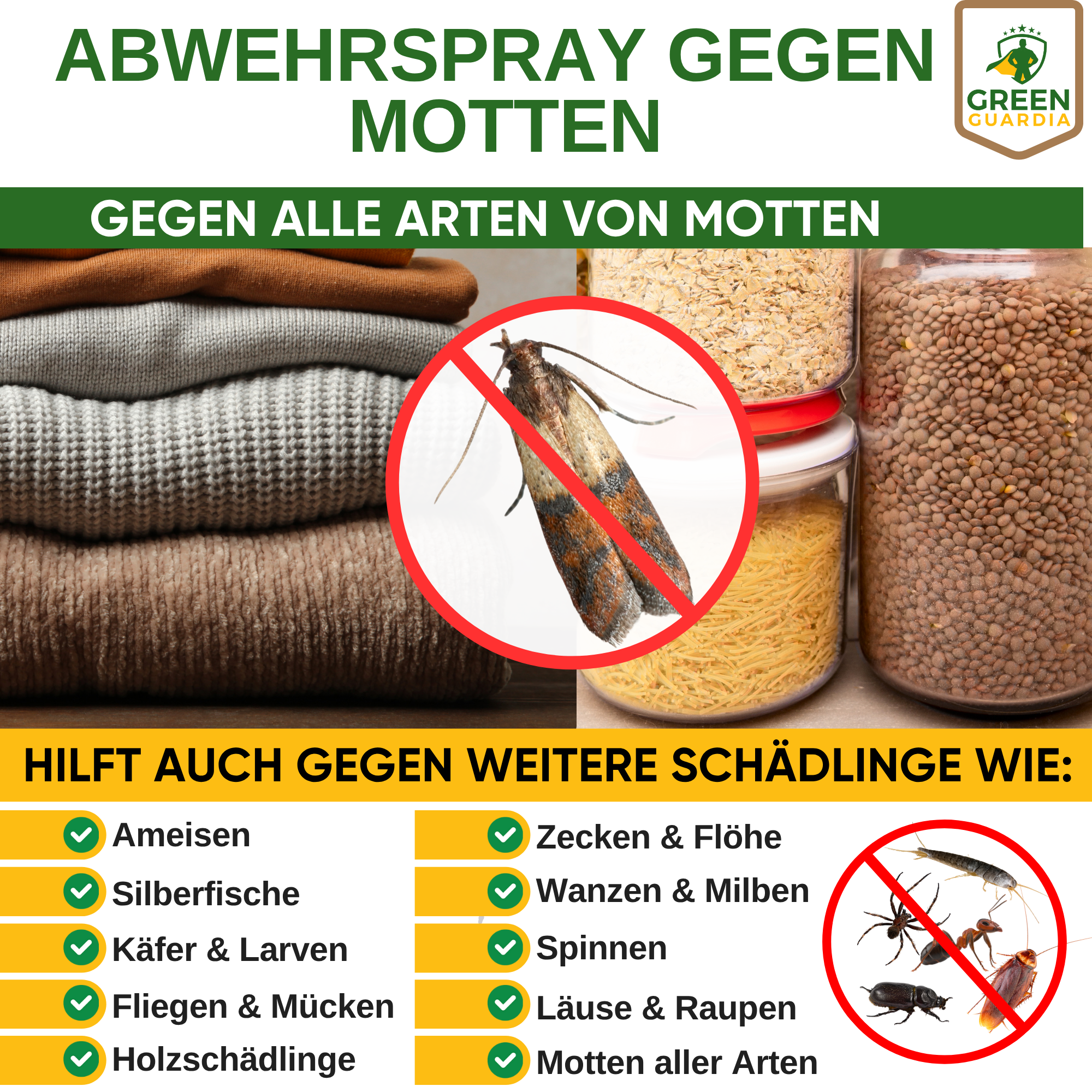 Mottavvisande spray med kraftfull koncentrat