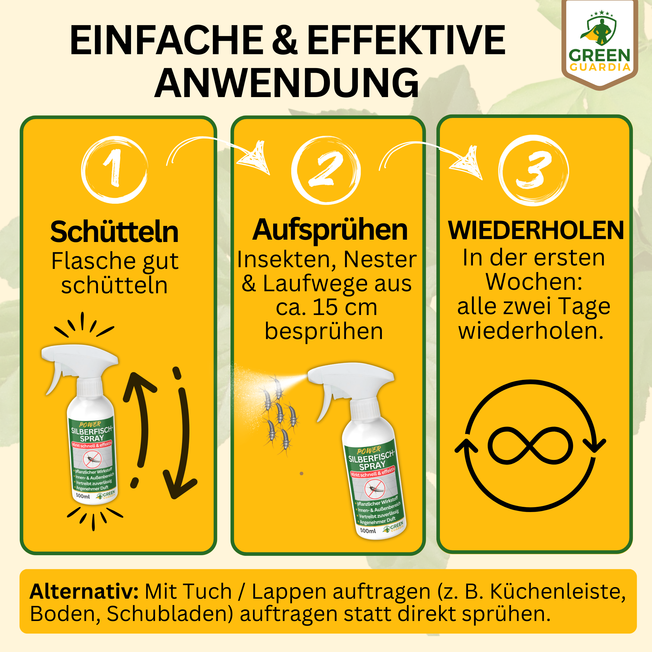 Silverfiskavvisande spraykoncentrat