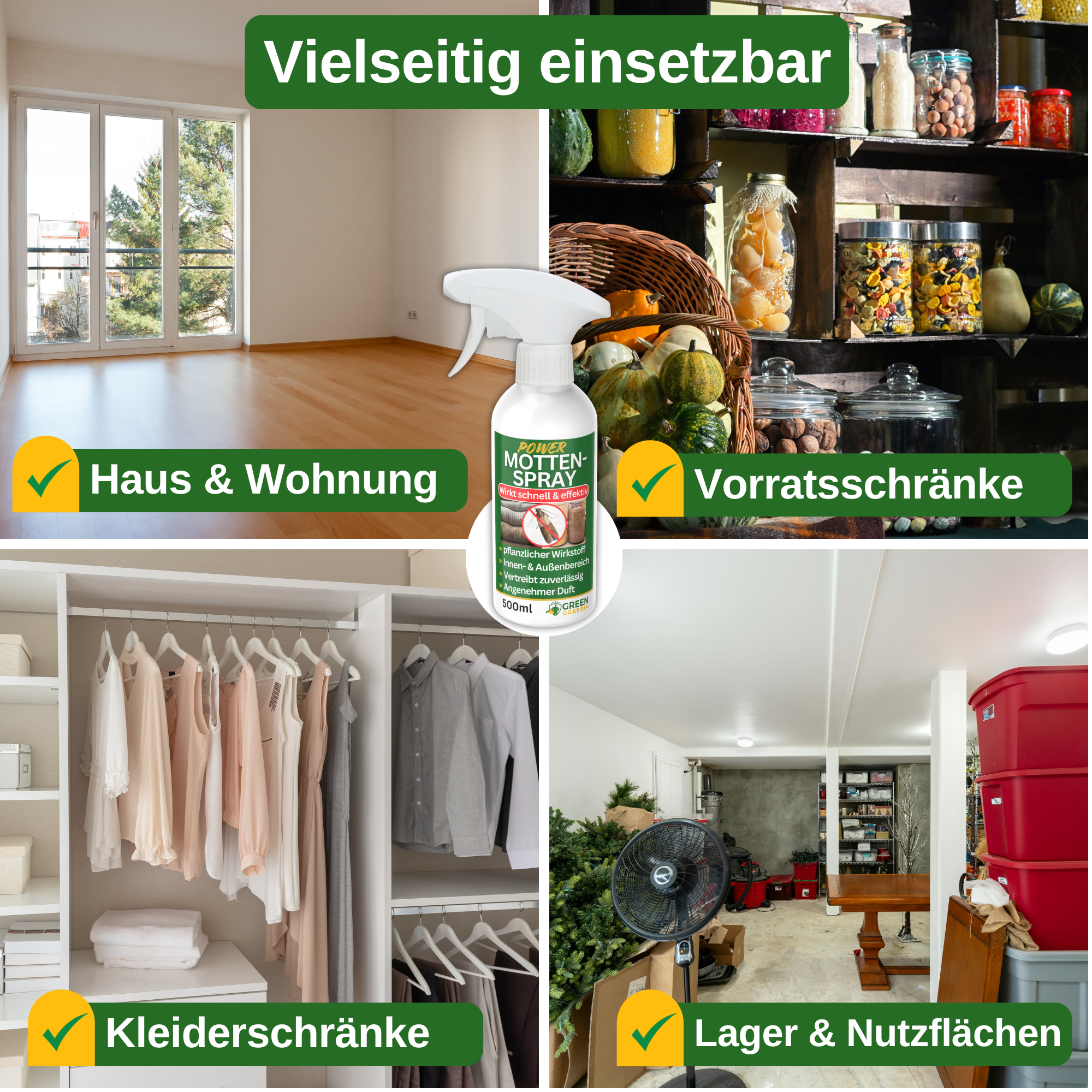 Mottavvisande spray med kraftfull koncentrat