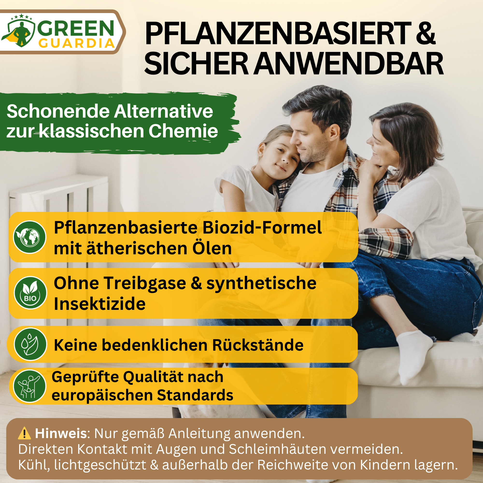 Trämaskavvisande spray med kraftfullt koncentrat