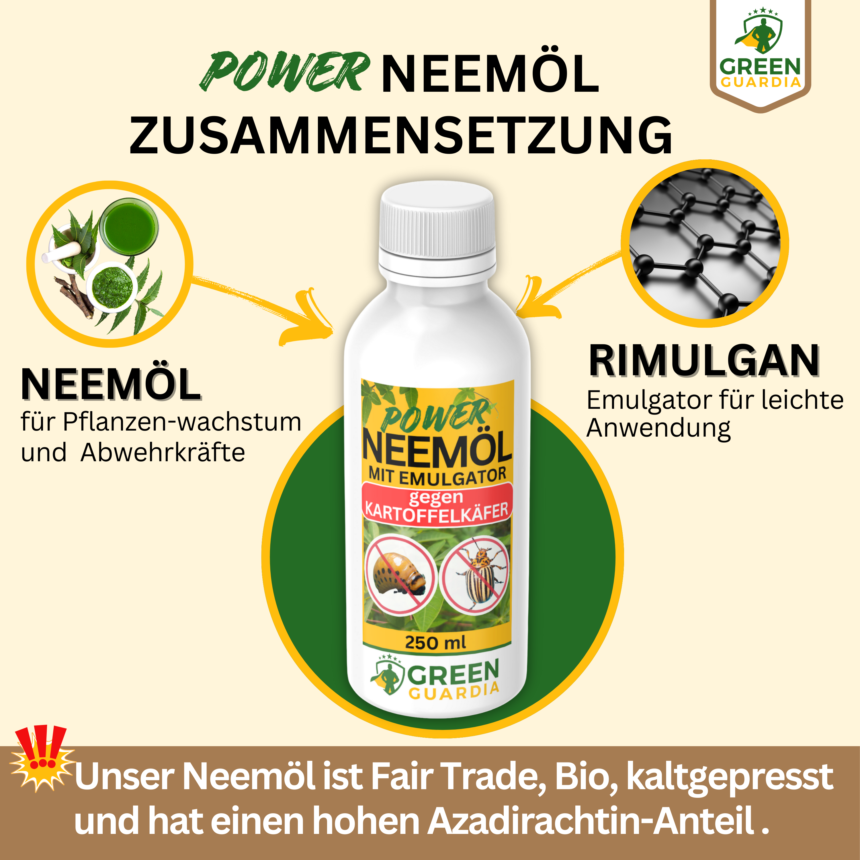 Power Neem-olja mot Colorado-potatisbaggar