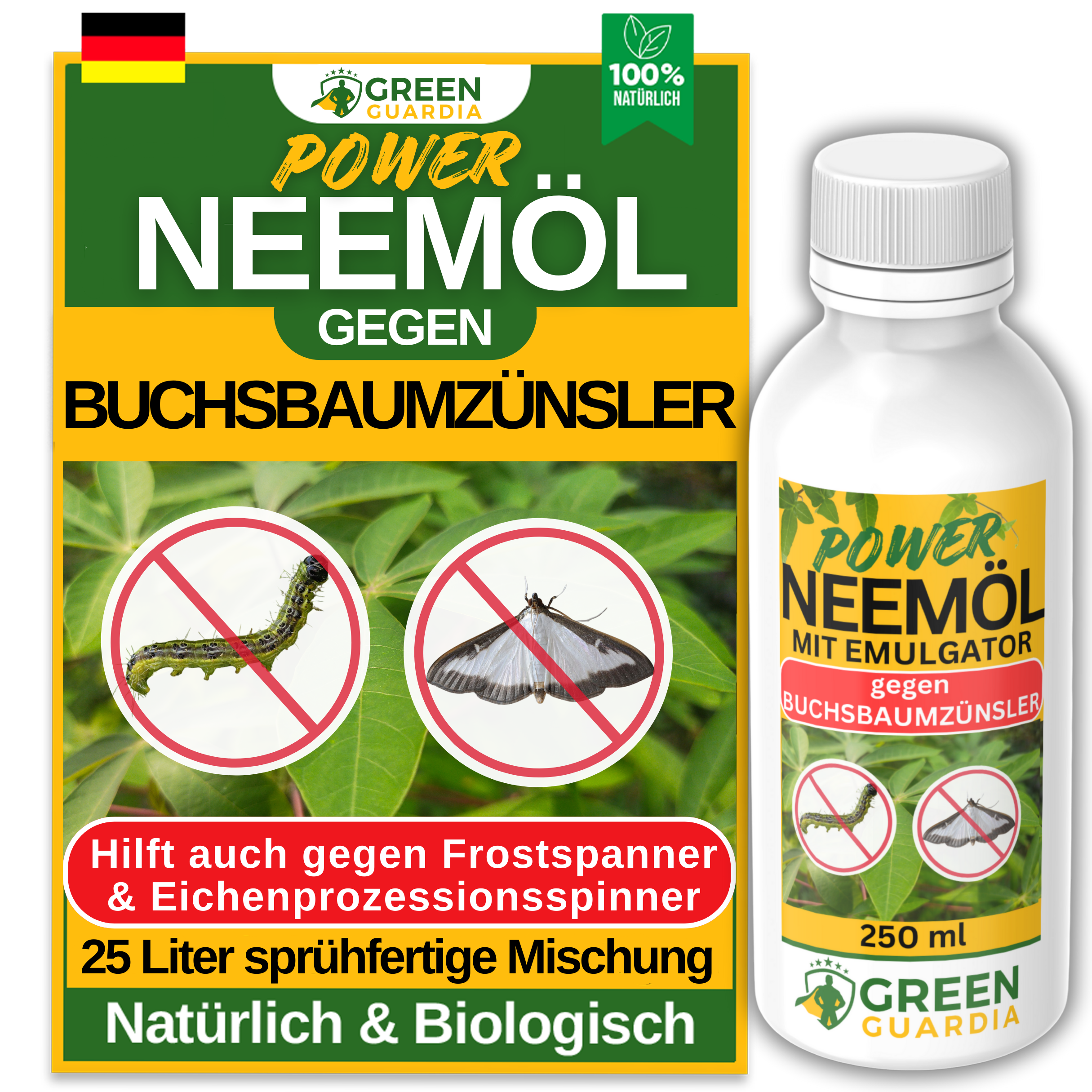 Power Neem Oil mot Box Tree Moth
